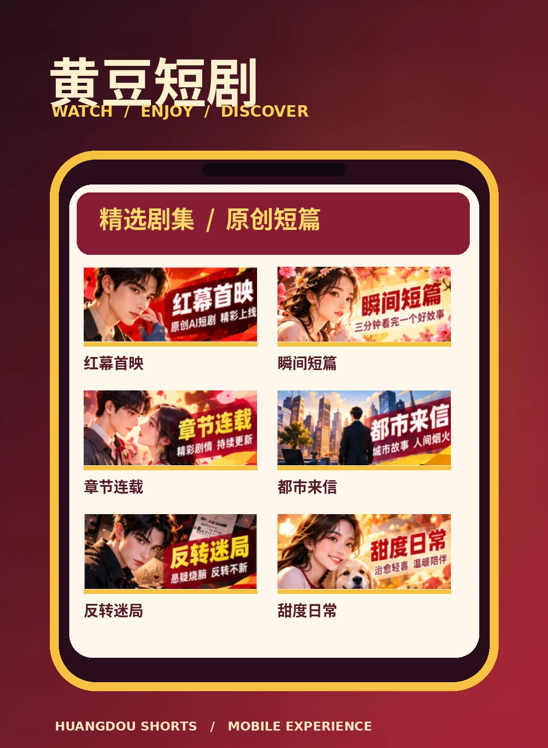 手机也精彩主题视觉